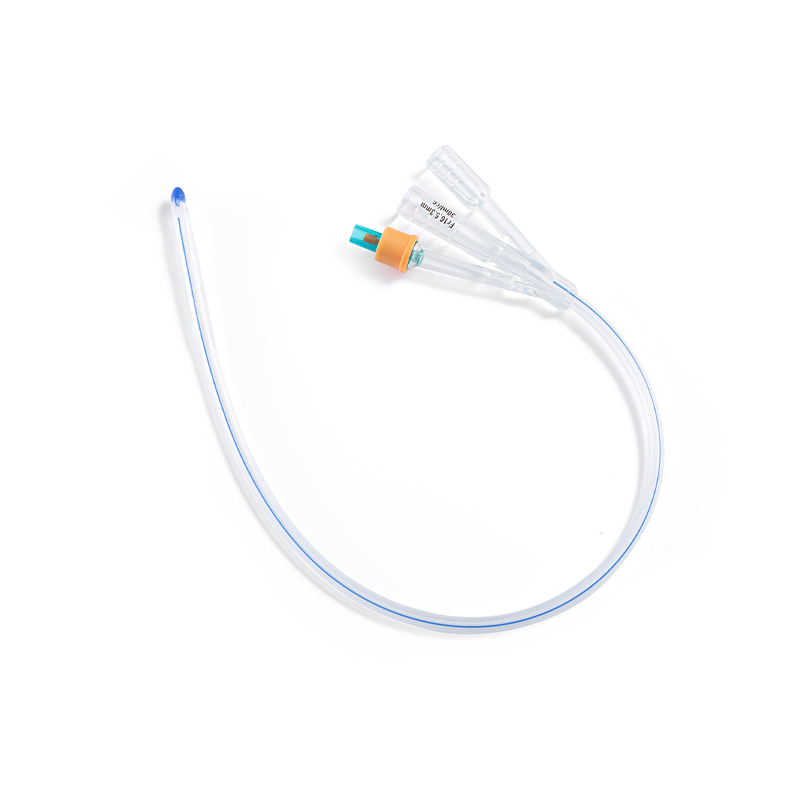 Cathéter de Foley en silicone à 3 voies en silicone de qualité médicale